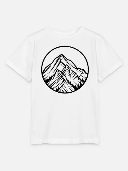 Berge Mountains Alpen - Stanley/Stella Kinder T-Shirt MINI CREATOR - Weiß
