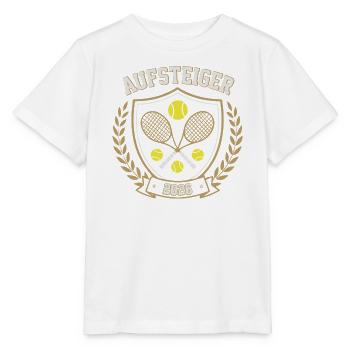 Tennis Aufsteiger 2026, Meisterprämie geschenk - Stanley/Stella Kinder T-Shirt MINI CREATOR  - Weiß - Vorne - Maike (125cm)