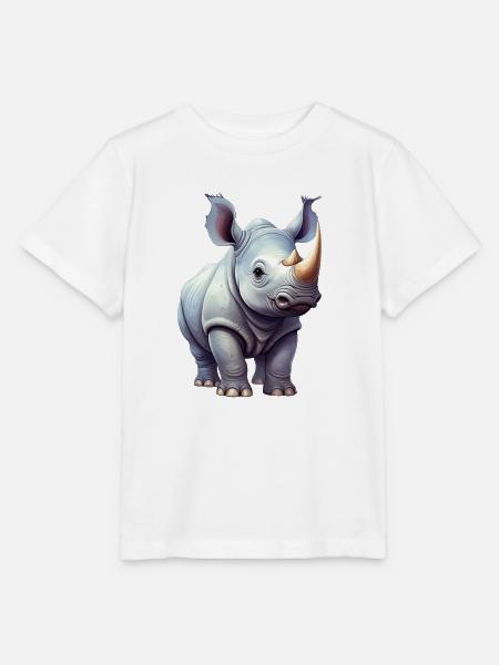 Nashorn - Stanley/Stella Kinder T-Shirt MINI CREATOR - Weiß