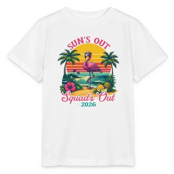 Suns Out Squads Out 2026 Spring Break Cruise Fun - T-shirt bio MINI CREATOR Stanley/Stella Enfant - blanc - Devant - Maike (125cm)