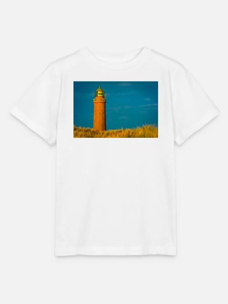 Leuchtturm im Sonnenuntergang - Stanley/Stella Kinder T-Shirt MINI CREATOR - Weiß