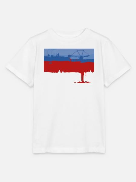 ŁUŽICA KRAWI - BRUNICA - Stanley/Stella Kinder T-Shirt MINI CREATOR  - Weiß