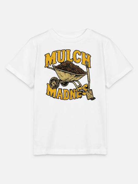 Mulch Madness-Schubkarre - Stanley/Stella Kinder T-Shirt MINI CREATOR - Weiß
