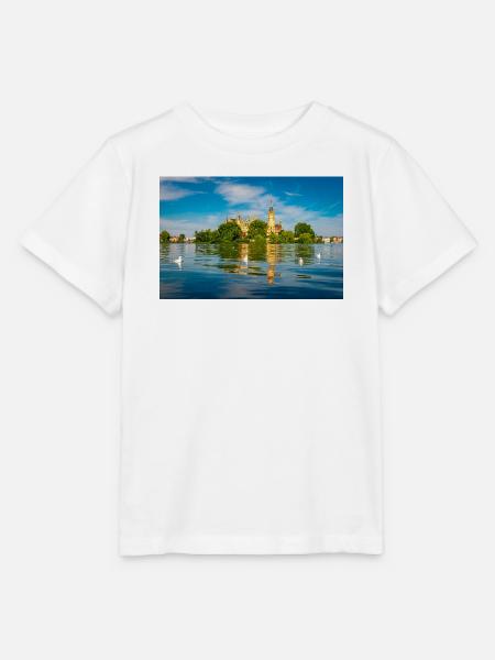 Schweriner Schloss im Sommer - Stanley/Stella Kinder T-Shirt MINI CREATOR - Weiß