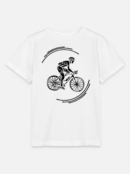 Radfahrer - Stanley/Stella Kinder T-Shirt MINI CREATOR - Weiß