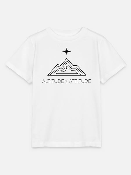 Höhe > Lage - Stanley/Stella Kinder T-Shirt MINI CREATOR  - Weiß