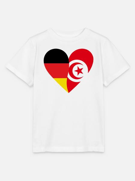Herz der zwei Länder - Stanley/Stella Kinder T-Shirt MINI CREATOR - Weiß