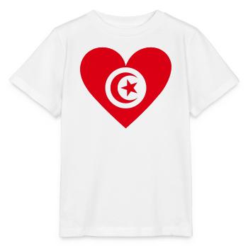 Herz Halbmond Stern - Stanley/Stella Kinder T-Shirt MINI CREATOR  - Weiß - Vorne - Maike (125cm)