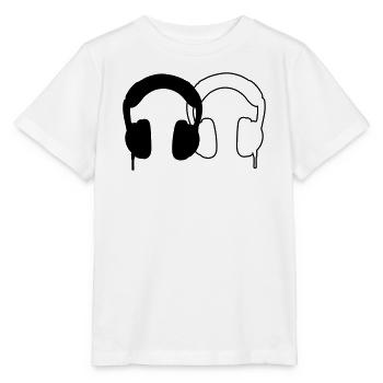 Casque - T-shirt bio MINI CREATOR Stanley/Stella Enfant - blanc - Devant - Maike (125cm)