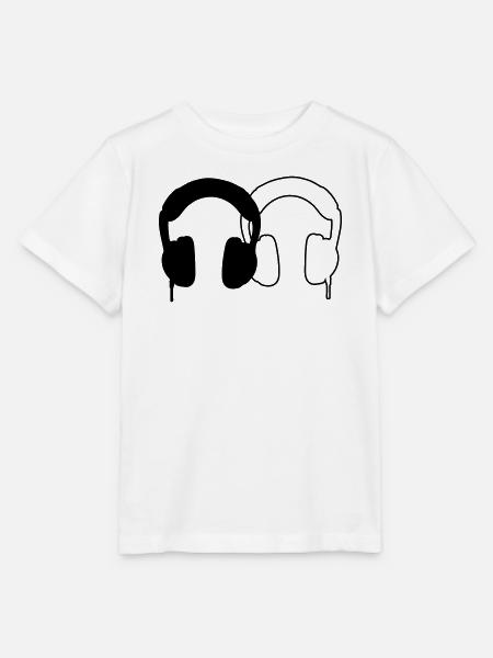 Kopfhörer - Stanley/Stella Kinder T-Shirt MINI CREATOR  - Weiß
