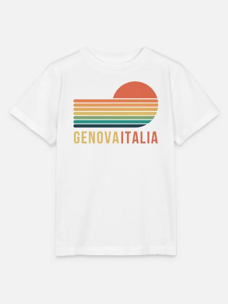 Genua, Italien - Stanley/Stella Kinder T-Shirt MINI CREATOR - Weiß
