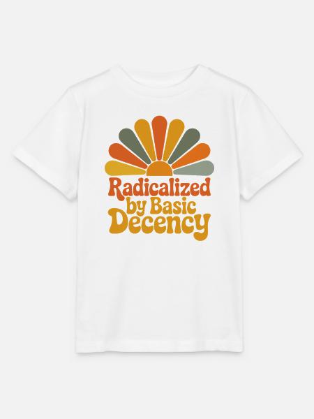 Radicalized by Basic Decency - Stanley/Stella Kinder T-Shirt MINI CREATOR - Weiß