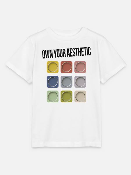 Own Your Aesthetic – Modernes Statement - Stanley/Stella Kinder T-Shirt MINI CREATOR - Weiß