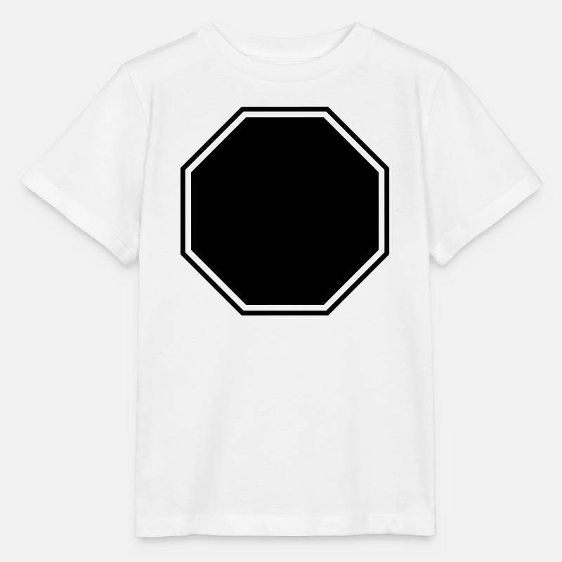 Forme d’arrêt – Cadre d’attention pour le design ! - T-shirt bio MINI CREATOR Stanley/Stella Enfant - blanc