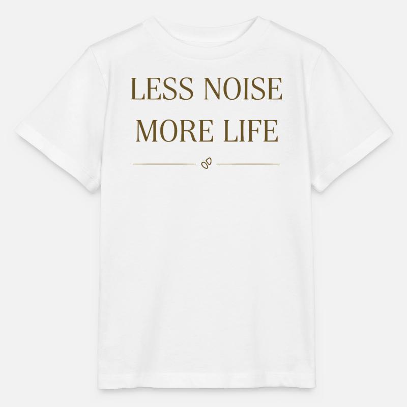 Moins de bruit, plus de mode de vie - T-shirt bio MINI CREATOR Stanley/Stella Enfant - blanc