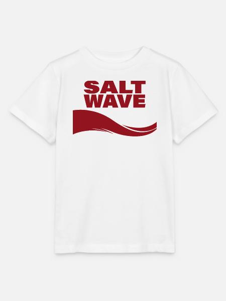 SALT WAVE - Stanley/Stella Kinder T-Shirt MINI CREATOR  - Weiß