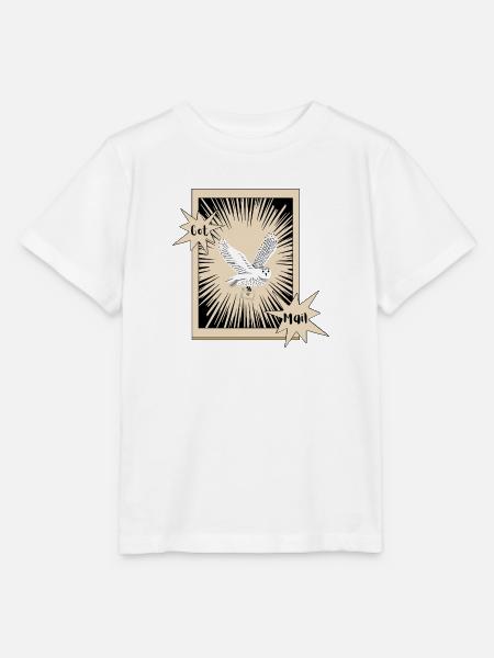 Got Mail Owl Briefeule Schneeeule - Stanley/Stella Kinder T-Shirt MINI CREATOR  - Weiß