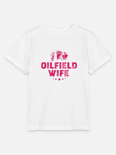 Ölfeld Ehefrau Bohrinsel Ölbohrinsel - Stanley/Stella Kinder T-Shirt MINI CREATOR - Weiß