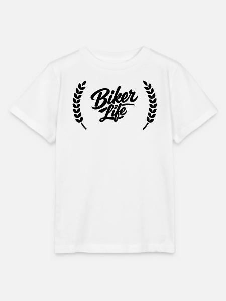 Biker life - Stanley/Stella Kinder T-Shirt MINI CREATOR - Weiß