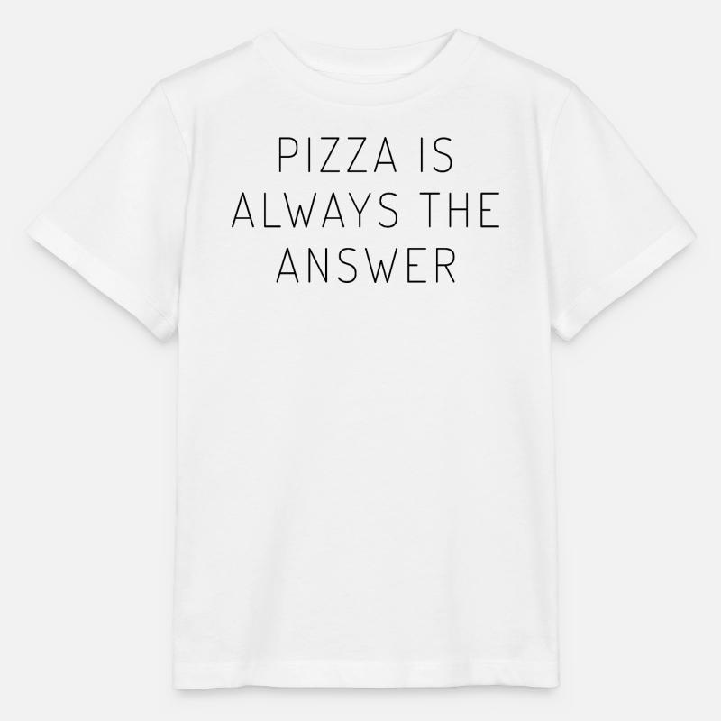 Pizza Answer - Stanley/Stella Kinder T-Shirt MINI CREATOR - Weiß