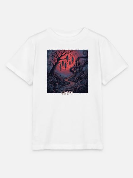 Graven Mondnacht im Gräberwald - Stanley/Stella Kinder T-Shirt MINI CREATOR - Weiß