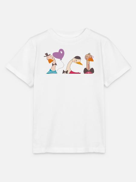 lustige Gänse - Stanley/Stella Kinder T-Shirt MINI CREATOR - Weiß