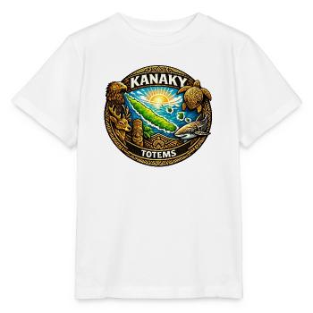 Kanaky Totems - T-shirt bio MINI CREATOR Stanley/Stella Enfant - blanc - Devant - Maike (125cm)