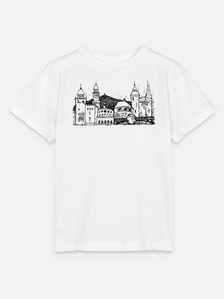Görlitz Skyline - Stanley/Stella Kinder T-Shirt MINI CREATOR - Weiß