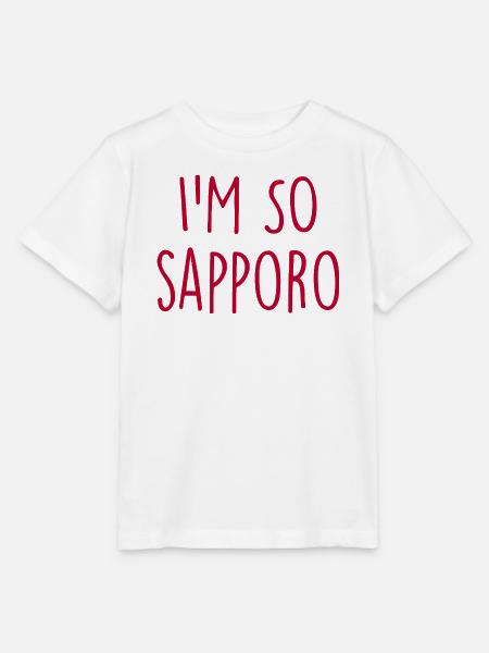Sapporo Japan - Stanley/Stella Kinder T-Shirt MINI CREATOR  - Weiß