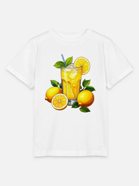 Zitronenlimonade - Stanley/Stella Kinder T-Shirt MINI CREATOR - Weiß