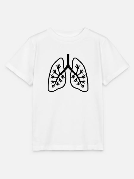 Lungen - Stanley/Stella Kinder T-Shirt MINI CREATOR - Weiß