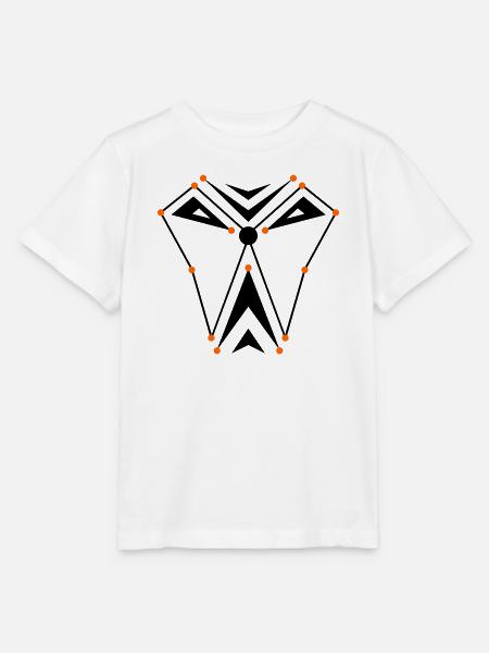 Alien Schädel - Stanley/Stella Kinder T-Shirt MINI CREATOR - Weiß