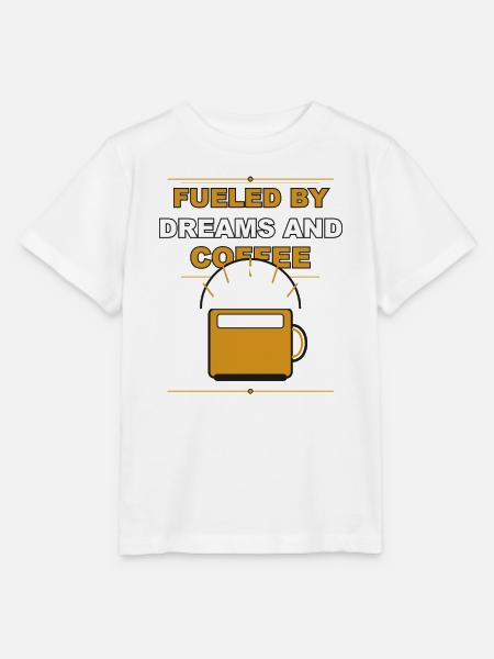 Kaffee Getrieben Von Träumen - Stanley/Stella Kinder T-Shirt MINI CREATOR - Weiß