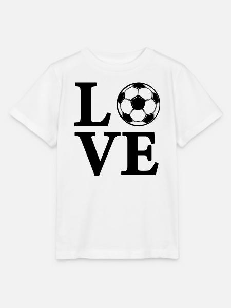 Ich liebe Fußball - Stanley/Stella Kinder T-Shirt MINI CREATOR  - Weiß
