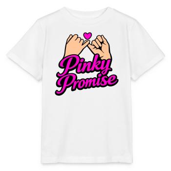 Pinky Promise Heart Promise Word of Honor Shirt - Stanley/Stella MINI CREATOR Kids’ T-Shirt - white - Front - Maike (125cm)