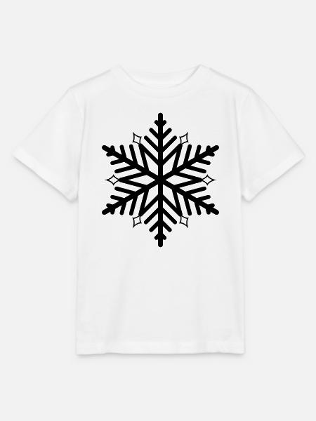 flake Schneeflocke Schnee Flocke - Stanley/Stella Kinder T-Shirt MINI CREATOR - Weiß