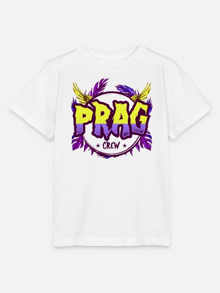 Prag Crew Bunt - Stanley/Stella Kinder T-Shirt MINI CREATOR - Weiß