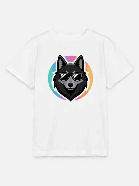 Wolf-Chic-Sonnenbrillen - Stanley/Stella Kinder T-Shirt MINI CREATOR  - Weiß