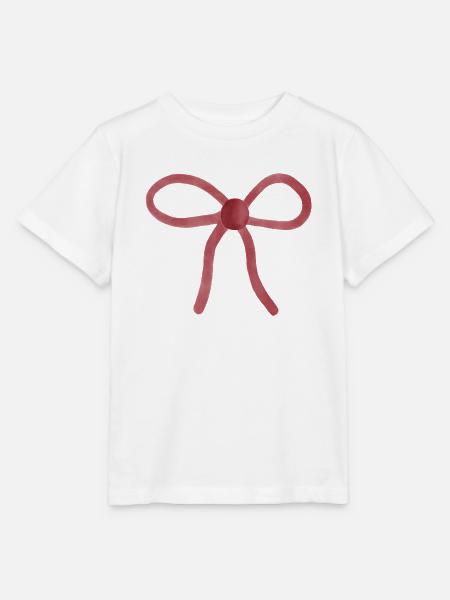 Aquarellbandschleife - Stanley/Stella Kinder T-Shirt MINI CREATOR  - Weiß