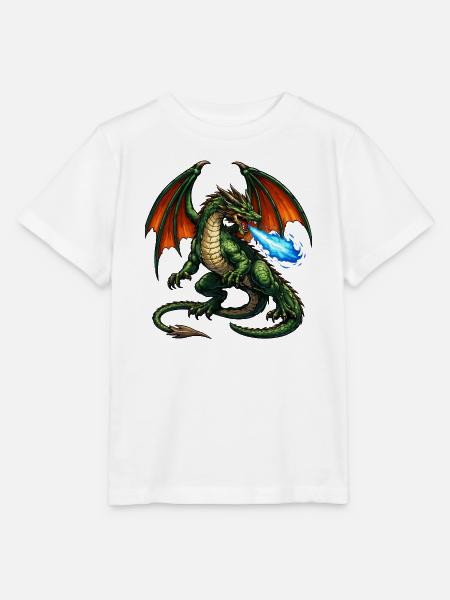 Feuerdrache: Flammensturm - Stanley/Stella Kinder T-Shirt MINI CREATOR - Weiß