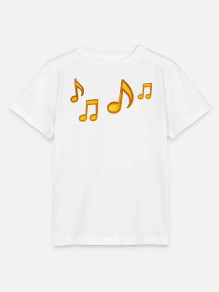Sonnige Noten Illustration - Stanley/Stella Kinder T-Shirt MINI CREATOR - Weiß