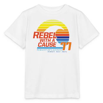 Rebel with a cause - Stanley/Stella MINI CREATOR Kids’ T-Shirt - white - Front - Maike (125cm)