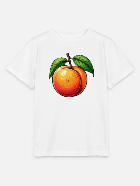 Pfirsich - Stanley/Stella Kinder T-Shirt MINI CREATOR  - Weiß