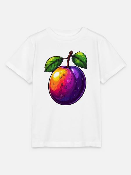 Pflaume - Stanley/Stella Kinder T-Shirt MINI CREATOR - Weiß