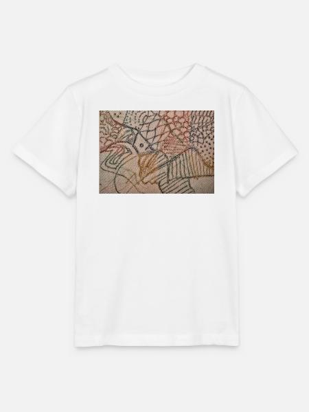Farblinien Netzkunst - Stanley/Stella Kinder T-Shirt MINI CREATOR - Weiß