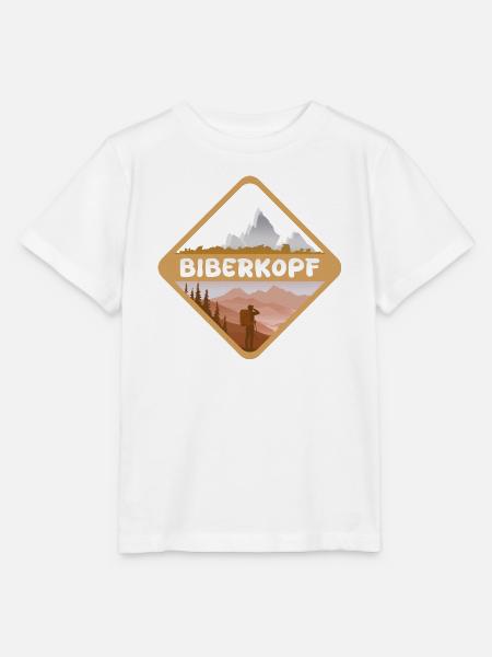 Mountains Biberkopf - Stanley/Stella Kinder T-Shirt MINI CREATOR - Weiß