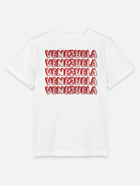 Geschenk für Venezuela - Stanley/Stella Kinder T-Shirt MINI CREATOR  - Weiß