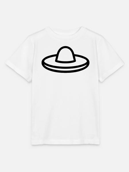 Mexikanischer Hut - Stanley/Stella Kinder T-Shirt MINI CREATOR - Weiß