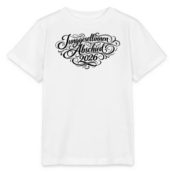 Enterrement de vie de jeune fille 2026 Enterrement de vie de jeune fille - T-shirt bio MINI CREATOR Stanley/Stella Enfant - blanc - Devant - Maike (125cm)