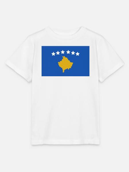 Kosovo-Flagge - Stanley/Stella Kinder T-Shirt MINI CREATOR - Weiß